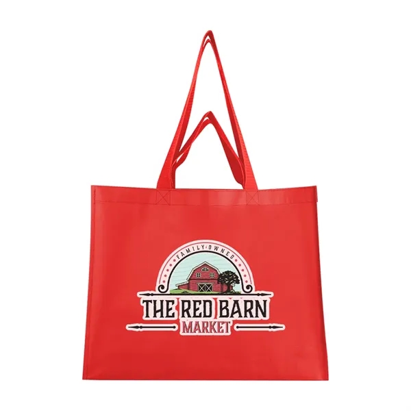 12.5" x 16" non-woven, matte laminated recycled shopping tote bag with... from ASI 61125 Hit Promotional Products / Hit®