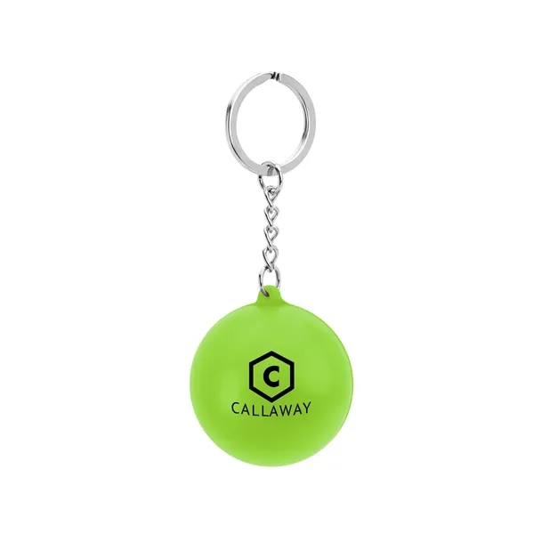 Round stress reliever with keychain.... from ASI 61125 Hit Promotional Products / Hit®