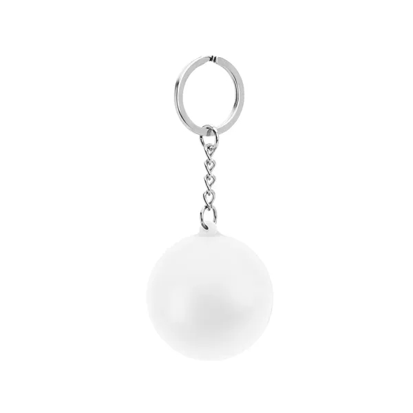 Round stress reliever with keychain.... from ASI 61125 Hit Promotional Products / Hit®