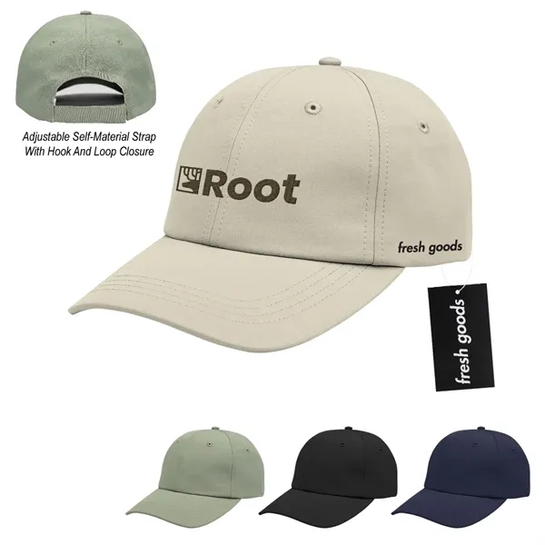 6 panel performance cap with moisture wicking and hook and loop... from ASI 61125 Hit Promotional Products / Hit®