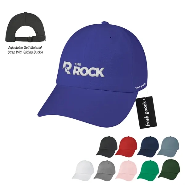 6 panel, low profile washed cotton cap with pre-curved visor and... from ASI 61125 Hit Promotional Products / Hit®