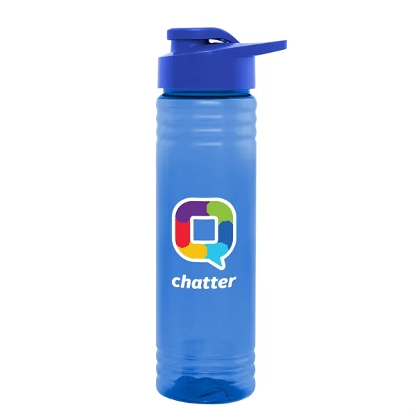 24 oz. PET sports bottle with screw-on, spill-resistant flip top lid... from ASI 61125 Hit Promotional Products / Hit®