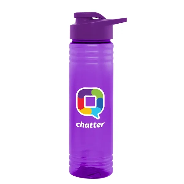 24 oz. PET sports bottle with screw-on, spill-resistant flip top lid... from ASI 61125 Hit Promotional Products / Hit®