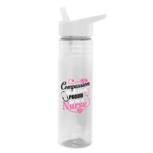 24 oz. PET sports bottle with screw-on, spill resistant sip top... from ASI 61125 Hit Promotional Products / Hit®