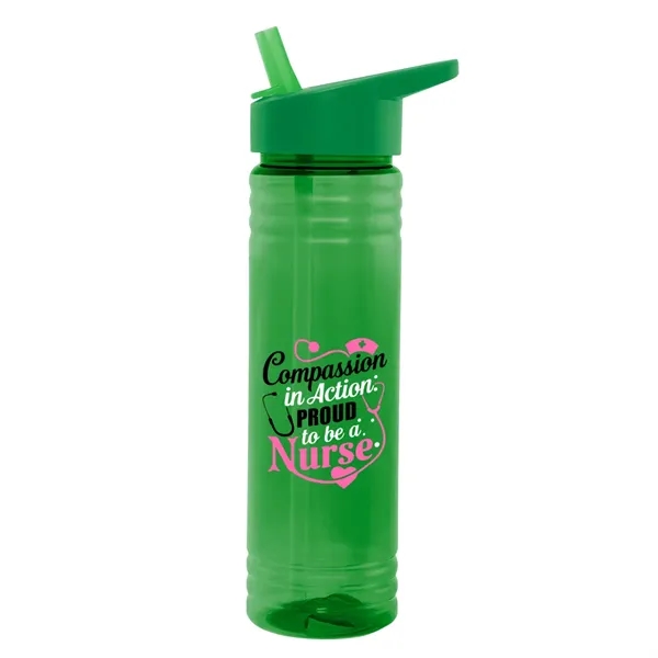 24 oz. PET sports bottle with screw-on, spill resistant sip top... from ASI 61125 Hit Promotional Products / Hit®