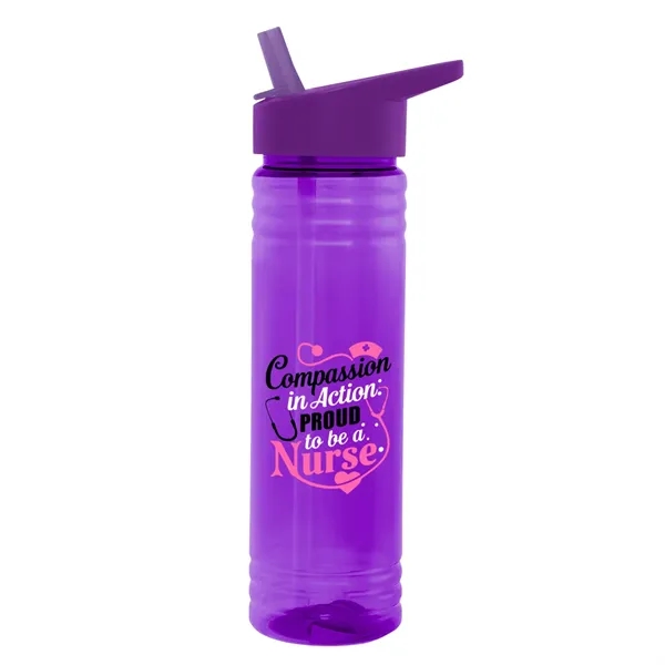 24 oz. PET sports bottle with screw-on, spill resistant sip top... from ASI 61125 Hit Promotional Products / Hit®