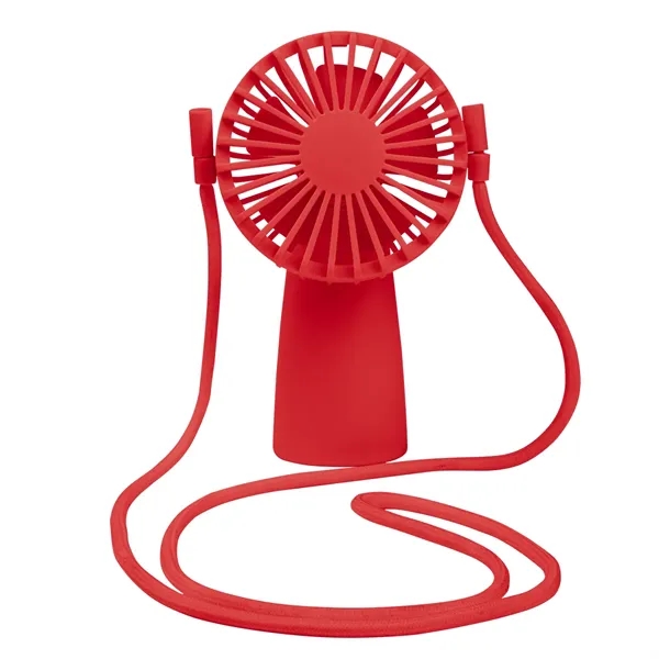 Battery powered cooling fan with lanyard.... from ASI 61125 Hit Promotional Products / Hit®