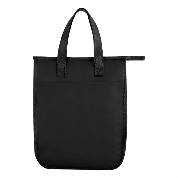 Non-woven, water-resistant cooler bag with insulating foam, zippered main compartment and... from ASI 61125 Hit Promotional Products / Hit®