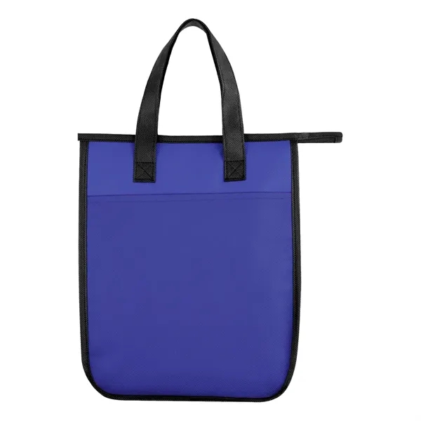 Non-woven, water-resistant cooler bag with insulating foam, zippered main compartment and... from ASI 61125 Hit Promotional Products / Hit®