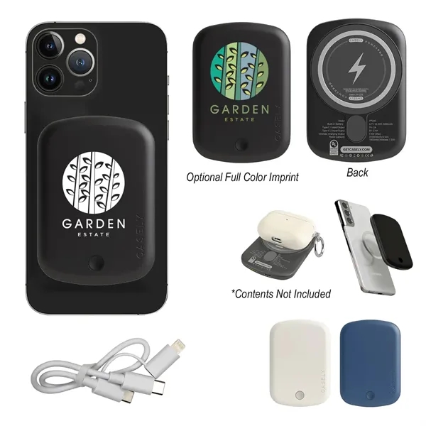 5,000-mAh magnetic wireless charger.... from ASI 61125 Hit Promotional Products / Hit®