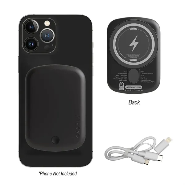 5,000-mAh magnetic wireless charger.... from ASI 61125 Hit Promotional Products / Hit®