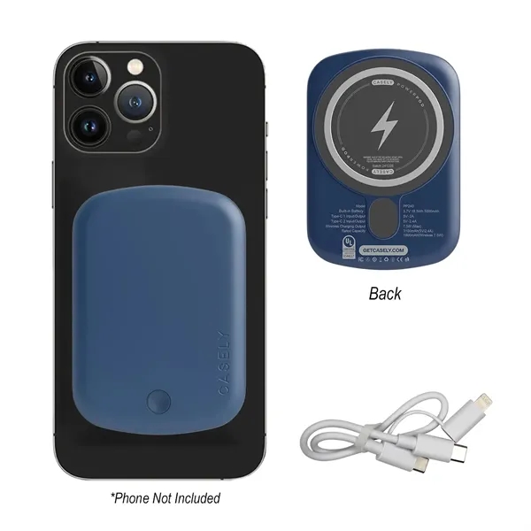 5,000-mAh magnetic wireless charger.... from ASI 61125 Hit Promotional Products / Hit®