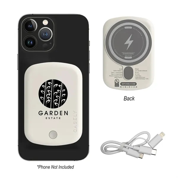 5,000-mAh magnetic wireless charger.... from ASI 61125 Hit Promotional Products / Hit®