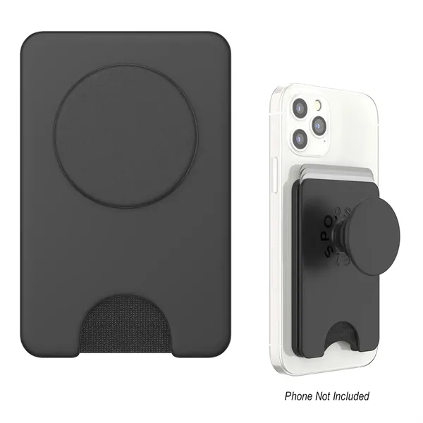 Phone wallet and grip that magnetically connects to the back of... from ASI 61125 Hit Promotional Products / Hit®