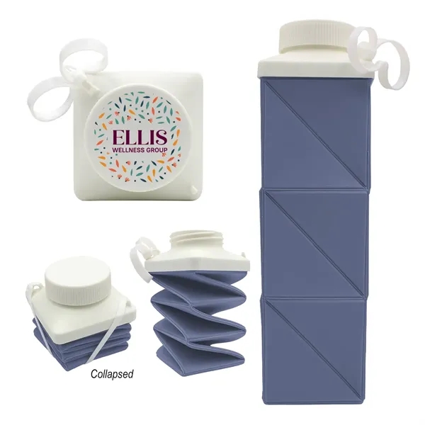 24 oz. collapsible bottle with screw-on, spill-resistant lid.... from ASI 61125 Hit Promotional Products / Hit®