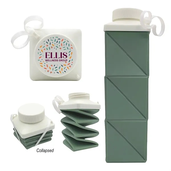 24 oz. collapsible bottle with screw-on, spill-resistant lid.... from ASI 61125 Hit Promotional Products / Hit®