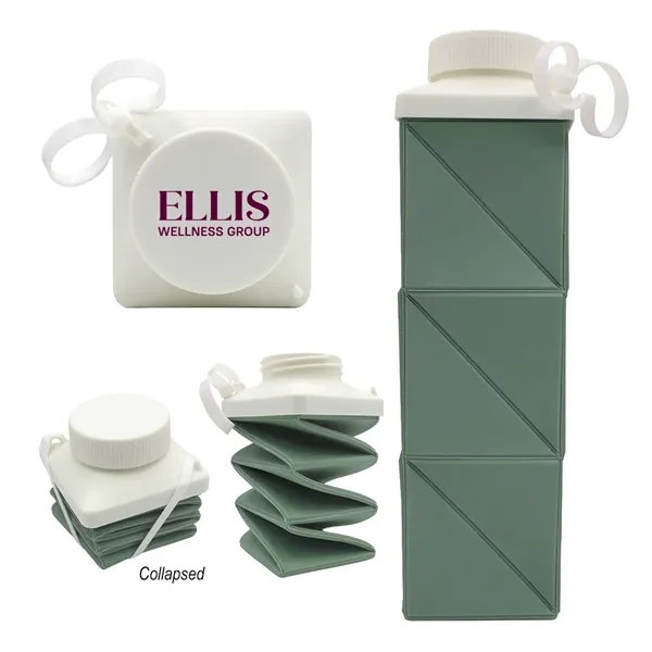 24 oz. collapsible bottle with screw-on, spill-resistant lid.... from ASI 61125 Hit Promotional Products / Hit®