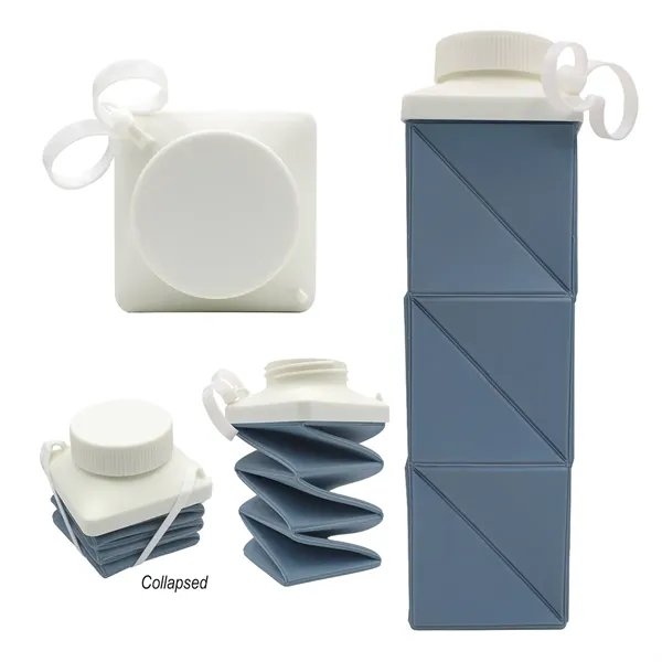 24 oz. collapsible bottle with screw-on, spill-resistant lid.... from ASI 61125 Hit Promotional Products / Hit®