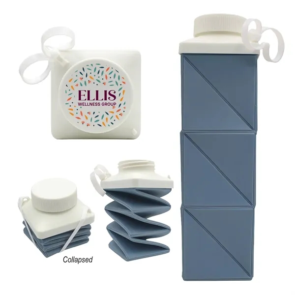 24 oz. collapsible bottle with screw-on, spill-resistant lid.... from ASI 61125 Hit Promotional Products / Hit®