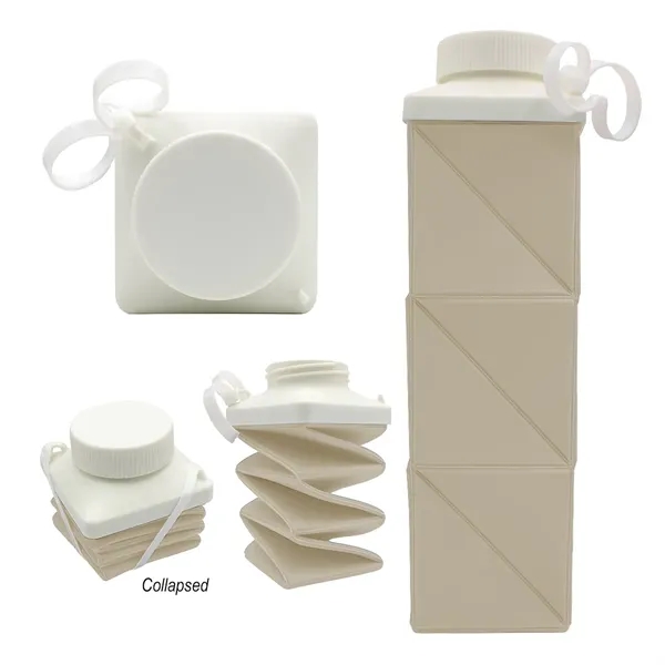 24 oz. collapsible bottle with screw-on, spill-resistant lid.... from ASI 61125 Hit Promotional Products / Hit®