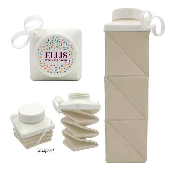 24 oz. collapsible bottle with screw-on, spill-resistant lid.... from ASI 61125 Hit Promotional Products / Hit®