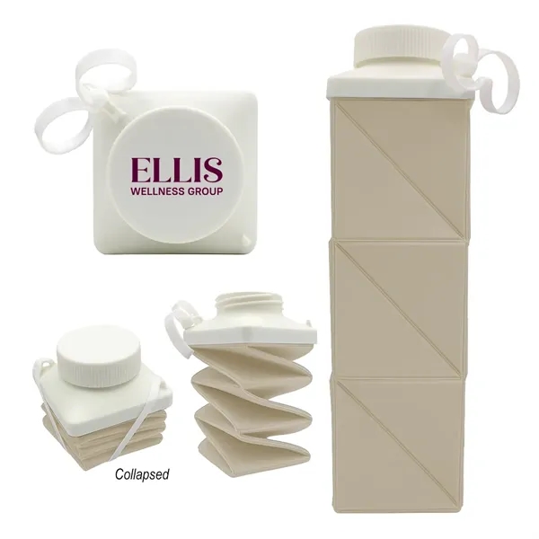 24 oz. collapsible bottle with screw-on, spill-resistant lid.... from ASI 61125 Hit Promotional Products / Hit®
