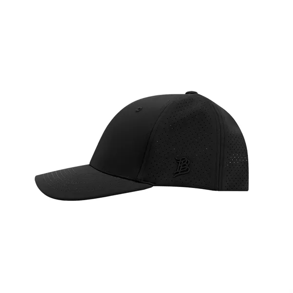 6 panel, mid profile polyester/spandex cap with stretch-fit sweatband and adjustable... from ASI 61125 Hit Promotional Products / Hit®