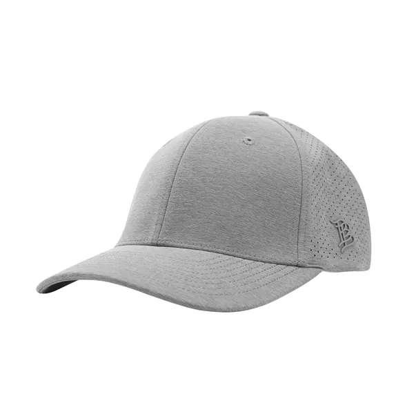 6 panel, mid profile polyester/spandex cap with stretch-fit sweatband and adjustable... from ASI 61125 Hit Promotional Products / Hit®