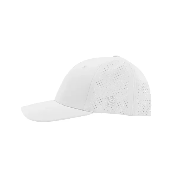 6 panel, mid profile polyester/spandex cap with stretch-fit sweatband and adjustable... from ASI 61125 Hit Promotional Products / Hit®