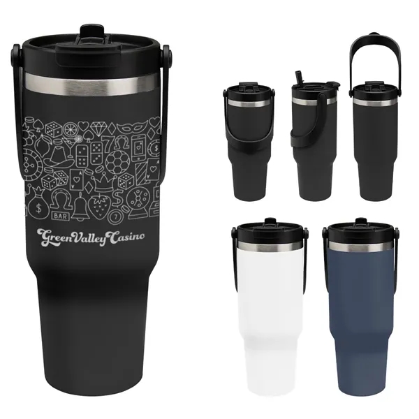 40 oz. recycled stainless steel tumbler with double wall vacuum insulated... from ASI 61125 Hit Promotional Products / Hit®