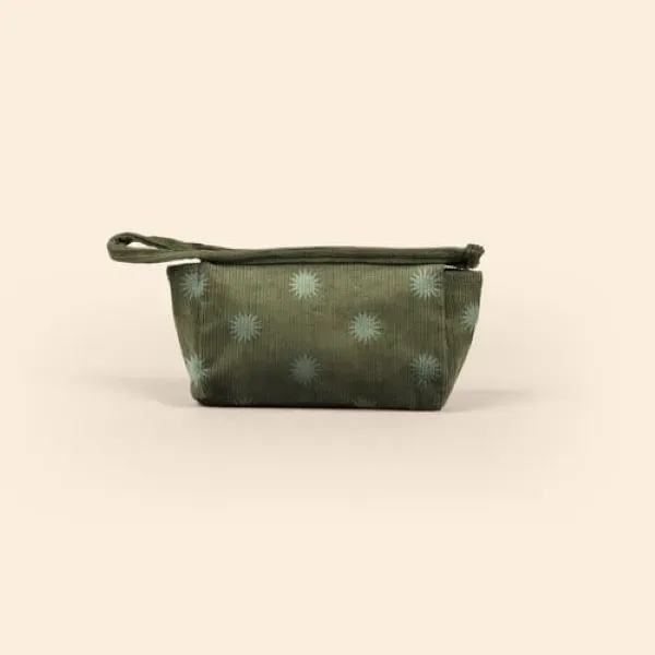 7" x 5" x 3" Corduroy travel pouch with zippered closure,... from ASI 74710 Numo