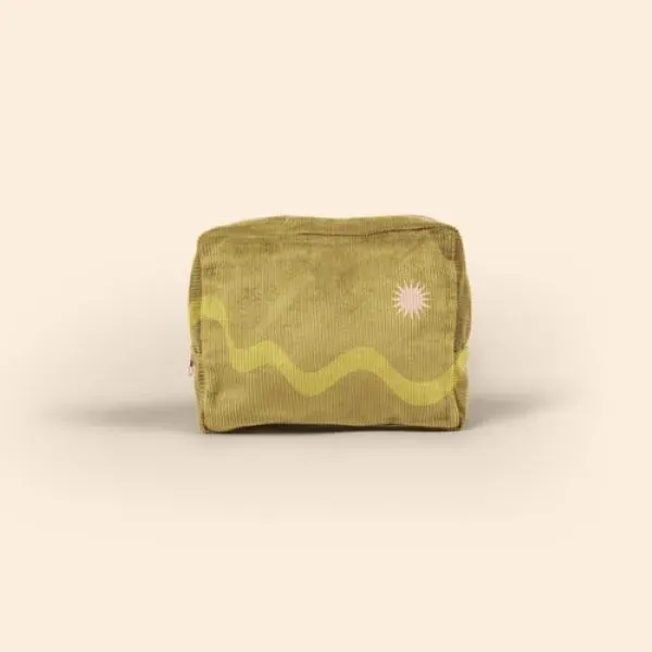 8.5" x 6" x 2.5" corduroy pouch with zippered closure and... from ASI 74710 Numo