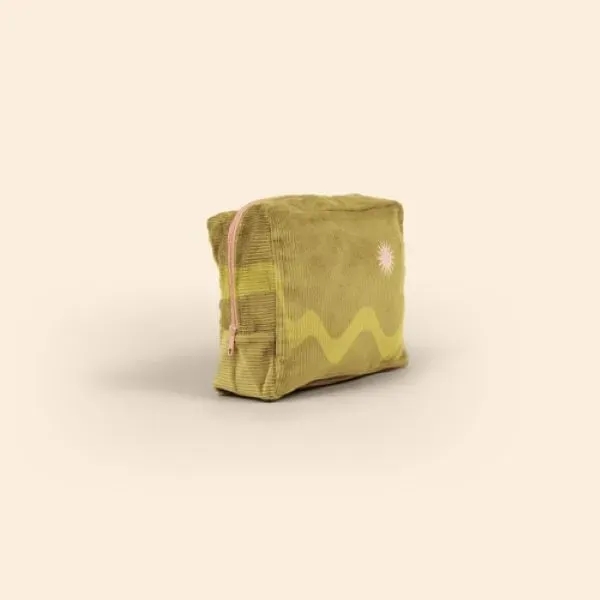 8.5" x 6" x 2.5" corduroy pouch with zippered closure and... from ASI 74710 Numo