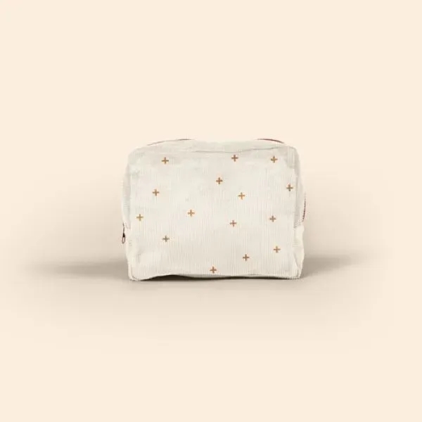 8.5" x 6" x 2.5" corduroy pouch with zippered closure and... from ASI 74710 Numo