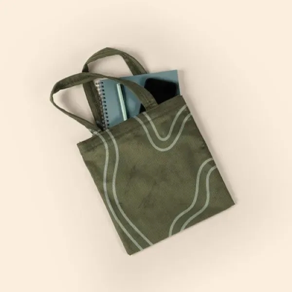 Small, youth-size, flat tot Corduroy bag with 2 handles.... from ASI 74710 Numo