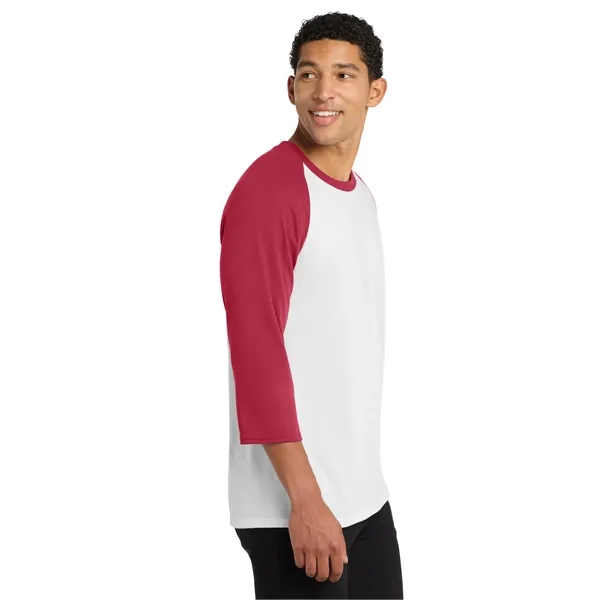 Port & Company Core Blend 3/4-Sleeve Raglan Tee.... from ASI 84863 SanMar