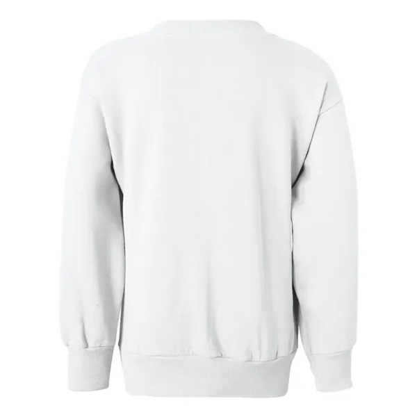 Youth crewneck fleece sweatshirt with double-needle stitching and tag-free neck label.... from ASI 84358 S&S Activewear