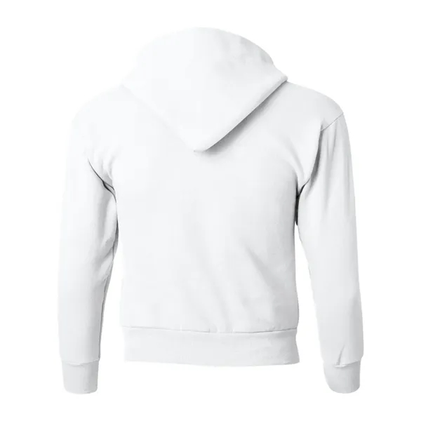 Youth hoodie made of cotton/polyester fleece with a tag-free neck label... from ASI 84358 S&S Activewear
