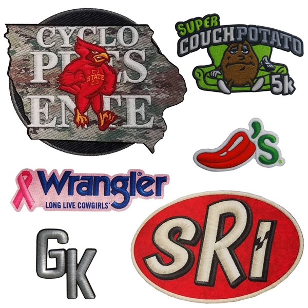 DigiStitch patches with simulated stitched/embroidered look.... from ASI 90160 Suntex Industries