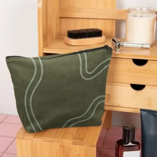 Large pouch made of corduroy with a zippered closure that measures... from ASI 74710 Numo