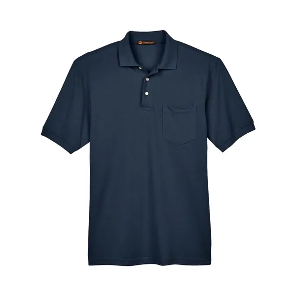 Harriton Easy Blend™ Polo with Pocket... from ASI 84358 S&S Activewear