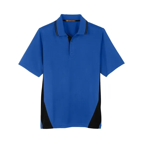Harriton Tall Flash Snag Protection Plus IL Colorblock Polo... from ASI 84358 S&S Activewear
