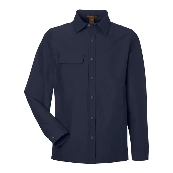 Harriton Flex Twill Overshirt... from ASI 84358 S&S Activewear