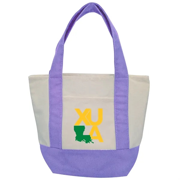 Mini tote bag with front & back pocket, 13" x 11"... from ASI 34046 Allcasion Travelware Co