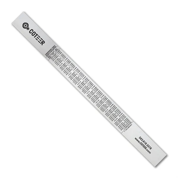 12 inch .020 stainless steel ruler with general scales. Etch &... from ASI 53430 Executive Line / Executive Line®