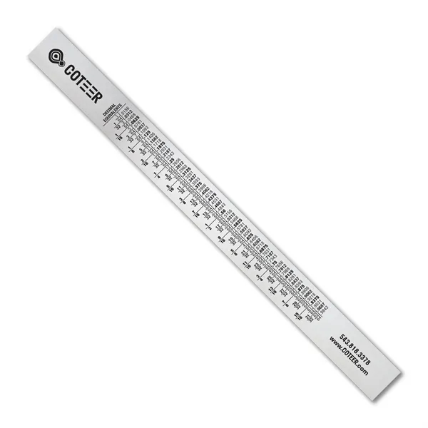 12 inch .020 stainless steel ruler with general scales. Etch &... from ASI 53430 Executive Line / Executive Line®