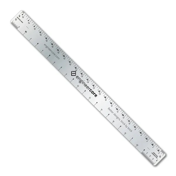 12 inch .020 stainless steel ruler with architect & engineer scales.... from ASI 53430 Executive Line / Executive Line®