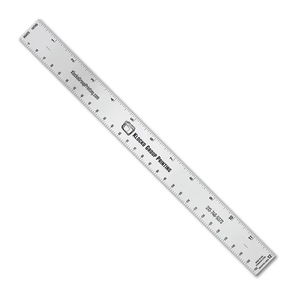 12 inch .020 stainless steel ruler with printing & publishing scales.... from ASI 53430 Executive Line / Executive Line®