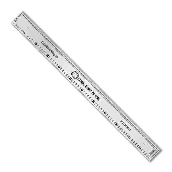 12 inch .020 stainless steel ruler with printing & publishing scales.... from ASI 53430 Executive Line / Executive Line®