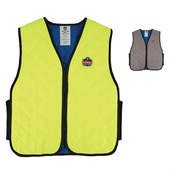 Lightweight cooling vest with embedded polymers, zipper closure, and custom imprint... from ASI 72657 Active Life Promo / Active Life